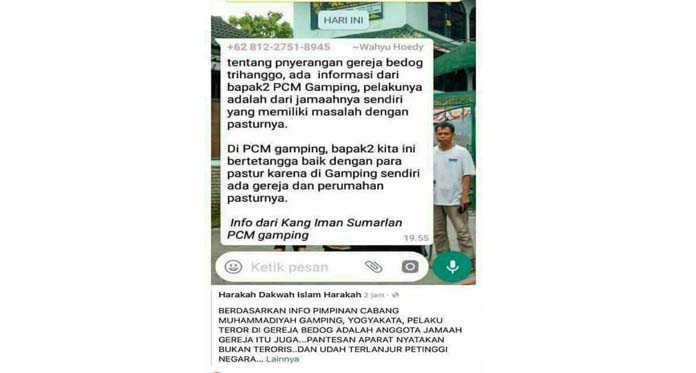 Sebar Kabar Palsu Pakai Nama Muhammadiyah