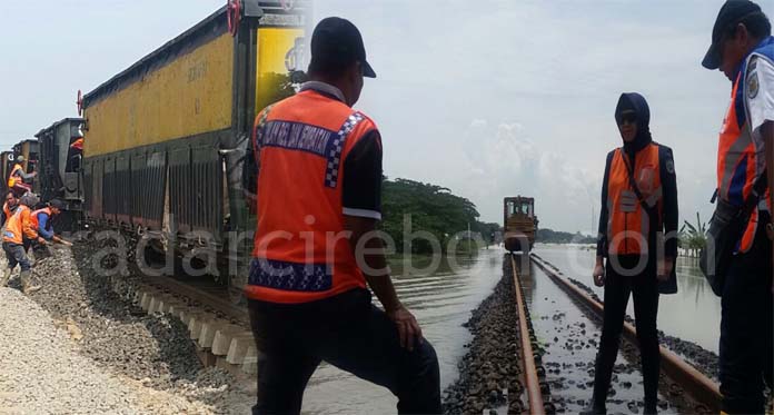 Rel Sudah Bisa Dilalui, Perjalanan Kereta Masih Belum Maksimal