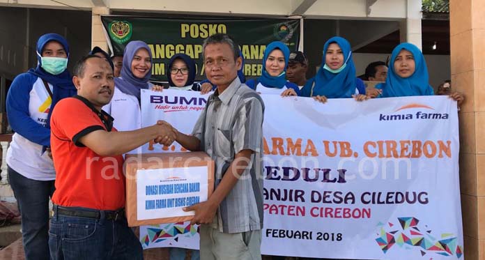 Kimia Farma Cirebon Peduli Korban Banjir Ciledug