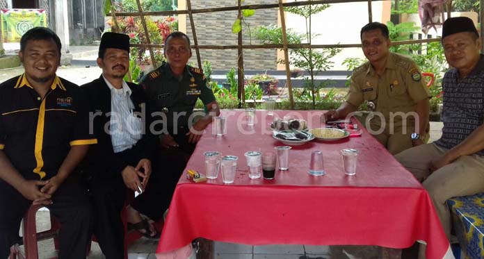 Antisipasi Teror Ulama, Danramil Anjatan Kunjungi Ponpes