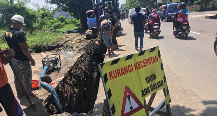 Warga Terganggu dengan Bekas Galian Pipa PDAM