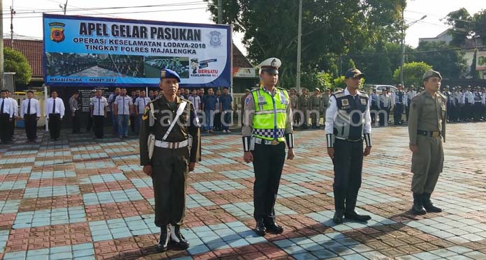 250 Personel Gabungan Apel Operasi Keselamatan Lodaya 2018