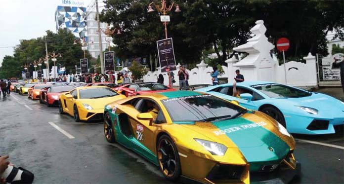 Konvoi Lamborghini ke Cirebon, Tabrakan di Cipali