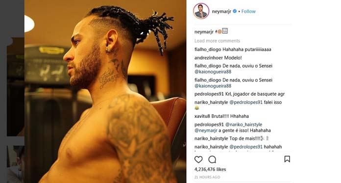 Dreadlocks Anyar Neymar