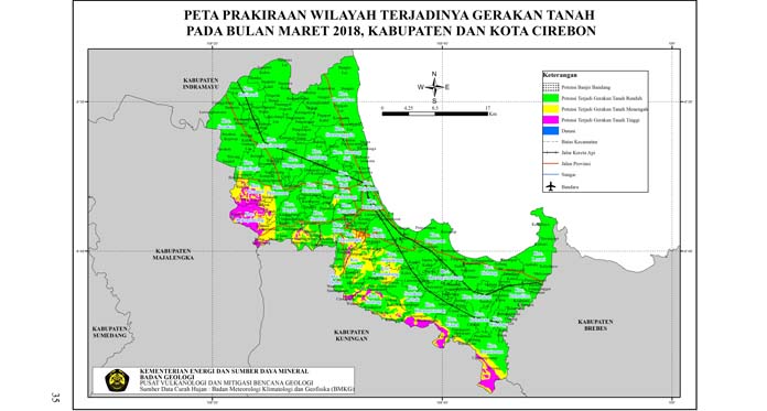 Waspada, Ini 20 Kecamatan di Cirebon yang Berpotensi Terjadi Gerakan Tanah