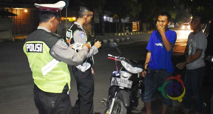 Cegah Kejahatan Malam Hari, Polres Ciko Gelar Razia