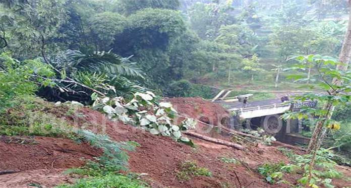 Waspada! Jalan Penghubung Talaga-Malausma Tertutup Longsor