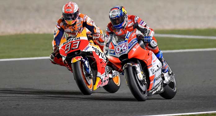 MotoGP 2018, Kemenangan Pertama Dovisiozo di GP Qatar