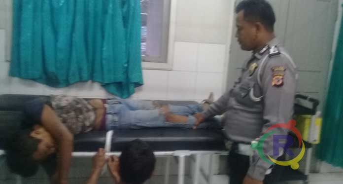 Tragis, Pengendara Mabuk Tabrak Pembatas Jalan