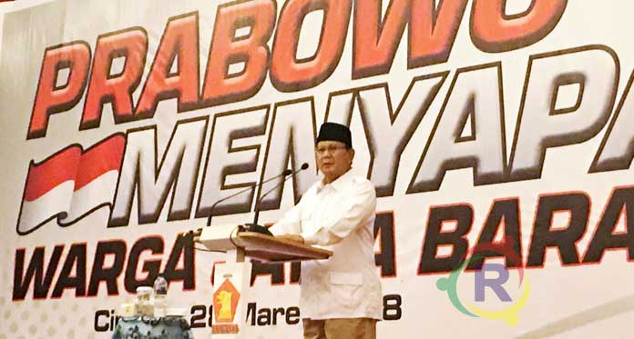 Prabowo Siap Maju Capres, Klaim Punya Kekuatan di Jawa Barat