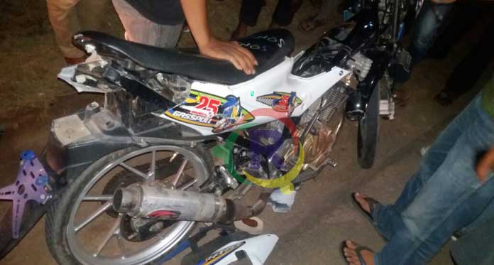 Tragis, Pemotor Tewas Tabrak Motor di Depannya