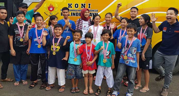 Pelajar Indramayu Borong 14 Emas Taekwondo di Jakarta