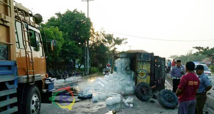 Tiga Kendaraan Tabrakan Karambol, Satu Orang Luka Berat