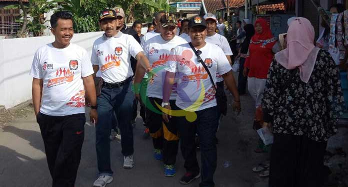 Sosialisai Pilkada Serentak 2018, PPK Tengah Tani Gelar Jalan Sehat