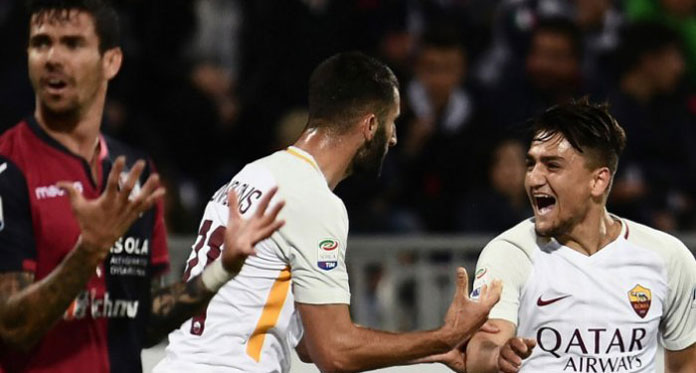 0 Cagliari vs AS Roma 1, Serigala Siap Sambut Nyonya Tua