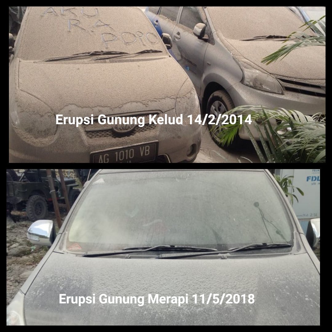 Beredar Foto Mobil Tertutup Abu Vulkanik, Humas BNPB: Hoax