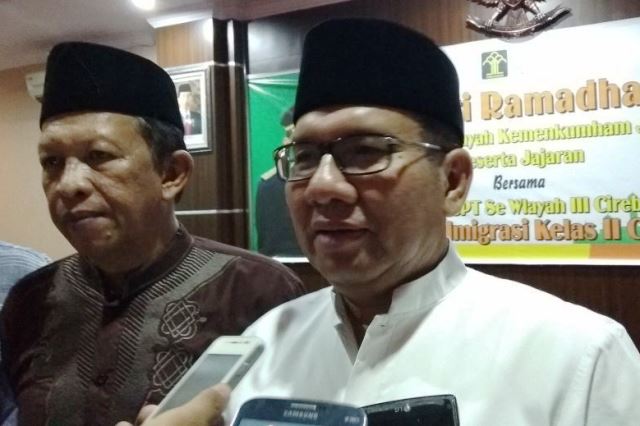 Kakanwil Kemenkum HAM Safari Ramadan ke Kantor Imigrasi Cirebon