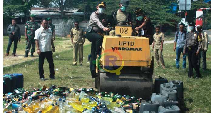 Sambut Ramadan, Polres Ciko Musnahkan Miras dan Narkotika