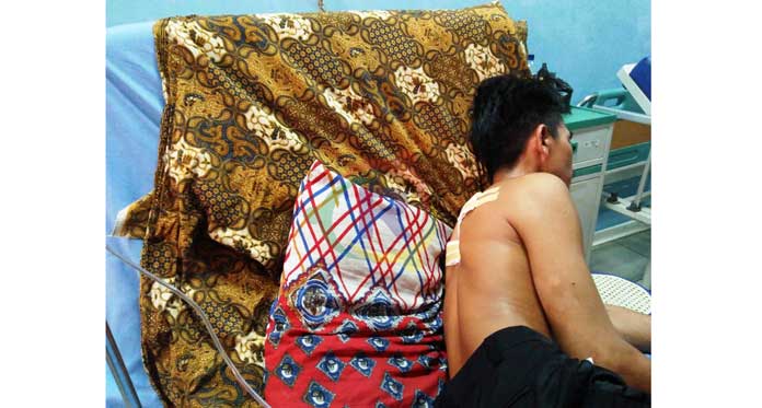 Niatnya Mau Sahur di Rumah, Pengojek Malah Dibacok Geng Motor