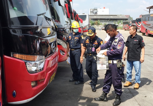 Jelang Mudik, Sidak Kondisi Sopir dan Kelayakan Bus Mudik