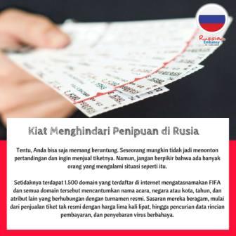 Ini 10 Larangan di Rusia Selama Piala Dunia Berlangsung