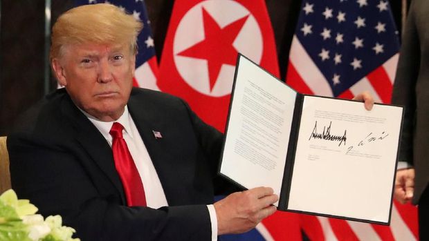 Inilah Isi Kesepakatan Trump dan Kim Jong-Un