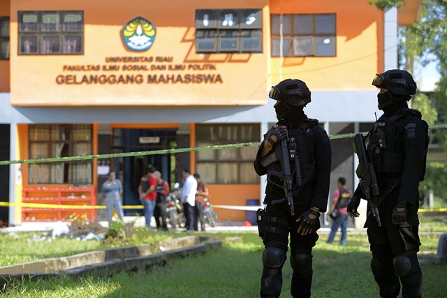 Walah, Teroris di Kampus Unri Berniat Serang Gedung DPR RI