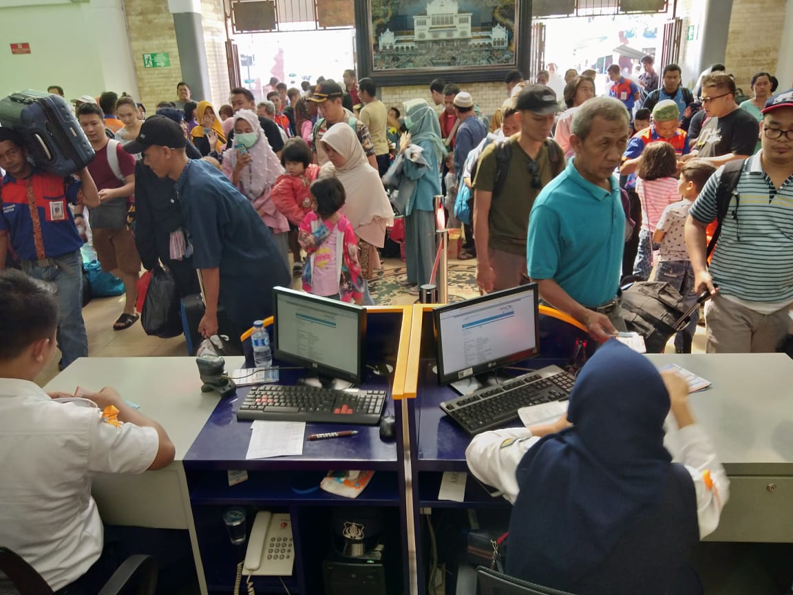 Hari Ini, Puncak Arus Balik Penumpang KA