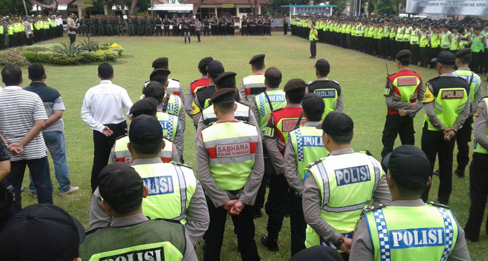 Amankan Pilkada, Polres Kuningan Kerahkan 1.000 Personel