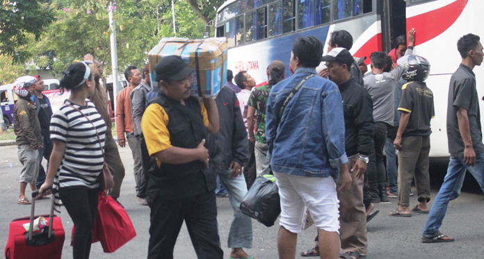 70 Bus Pemudik Warmindo Masuk Kuningan