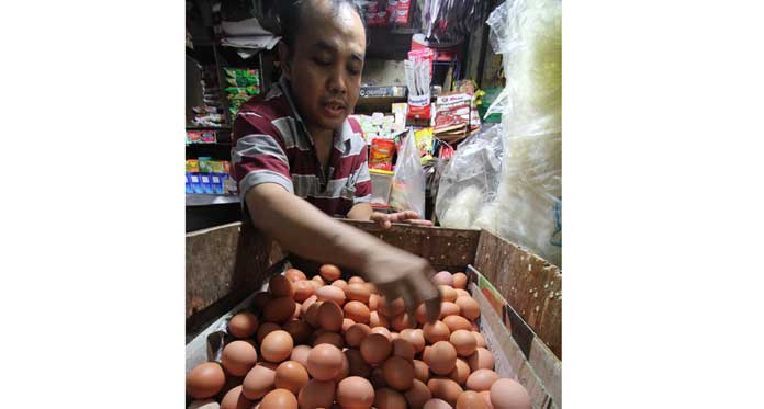 Walah, Telur Ayam Tembus Rp27 Ribu Perkilo