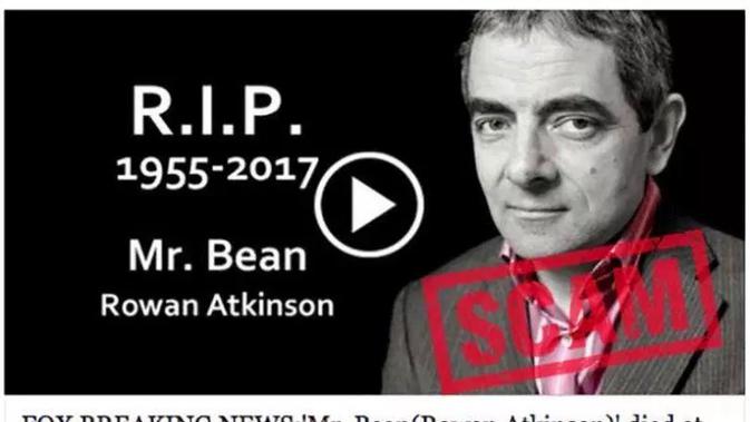 Jangan Klik Berita Rowan Atkinson Pemeran Mr Bean Meninggal, Ini Yang Terjadi?