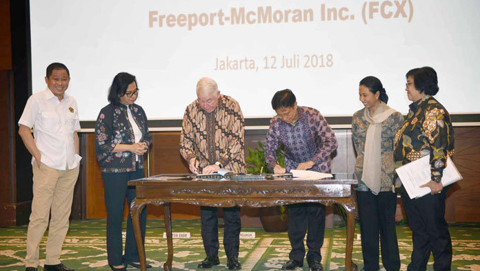 Kesepakatan Divestasi Saham Freeport Belum Mengikat