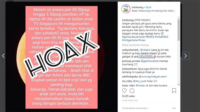 Tak Perlu Matikan HP, Bahaya Radiasi Cahaya Cosmic saat Gerhana Bulan Itu Hoax