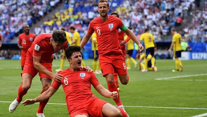 Lewat Sundulan ke Gawang Swedia, Inggris Melaju Semifinal Piala Dunia