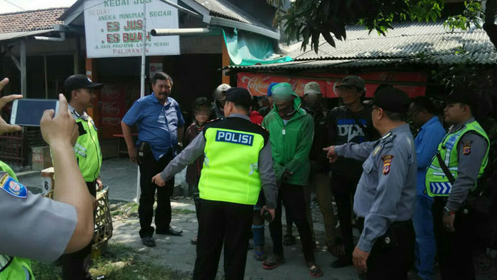 Polisi Ciduk Peminta-minta di Lamer Palimanan