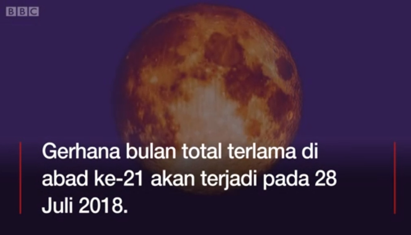 Ingin Melihat Gerhana Bulan Total 28 Juli 2018, Ini Penjelasannya