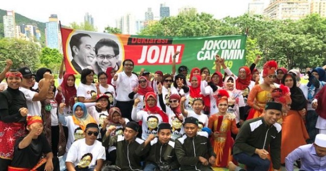 Wow, Pendukung Jokowi-Muhaimin Iskandar Menggema di Hongkong