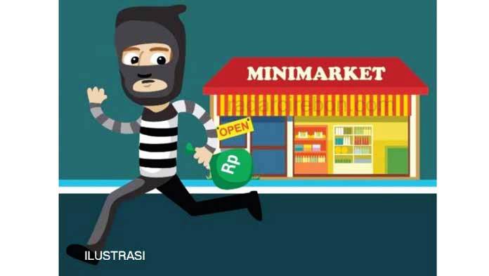 Minimarket Ummat di Kuningan Dibobol Maling, Uang Rp80 Juta Raib