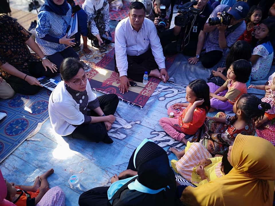 Sri Mulyani: Rp 985,8 Miliar Telah Dicairkan untuk Penanganan Gempa Lombok