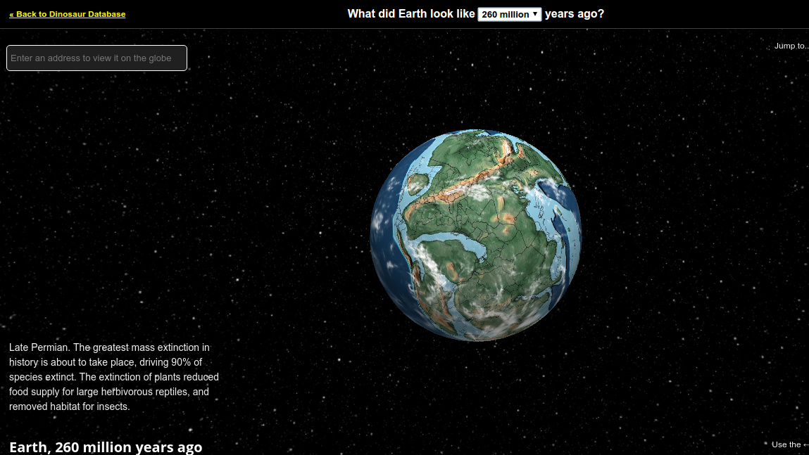 Klik Website Ini, Bumi 750 Tahun Lalu