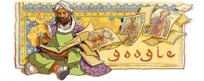 Ketika Google Doodle Memperingati Hari Ulang Tahun Ibnu Sina
