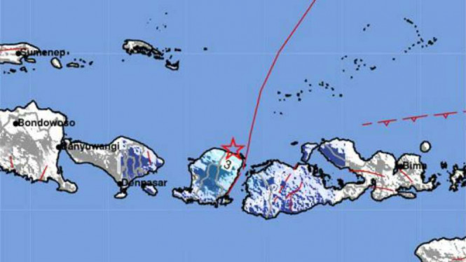 Gempa Magnitudo 7,0 Guncang Lombok