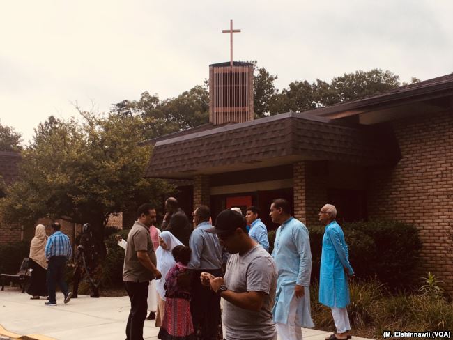 Ketika Umat Muslim AS Shalat Idul Adha di Gereja Saint Andrews Virginia