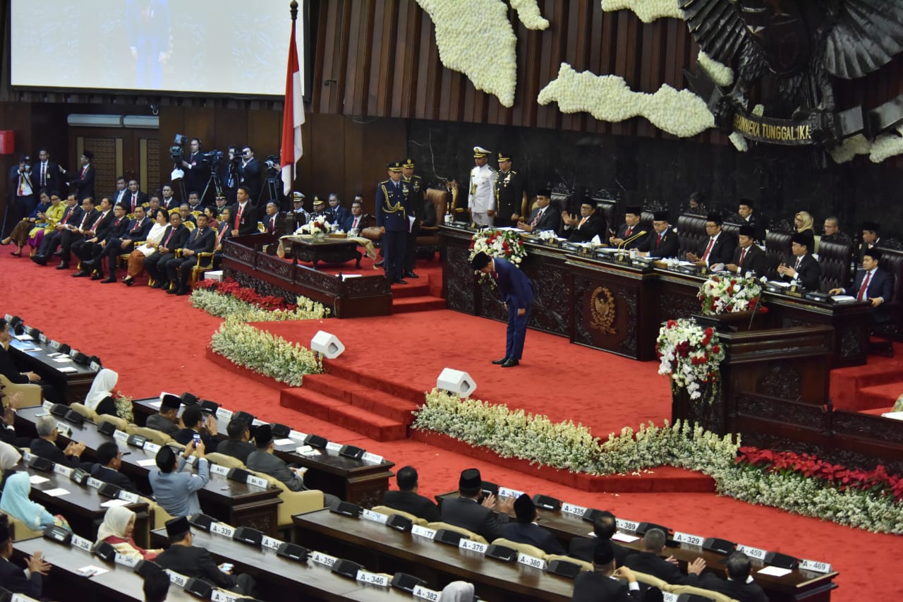 Naskah Lengkap Pidato Kenegaraan Presiden Jokowi Dalam Sidang Tahunan MPR RI 2018