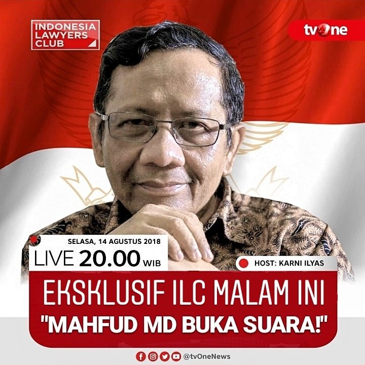 Fatwa Haram PWNU Yogyakarta dan Tayangan ILC TVOne Mahfud MD