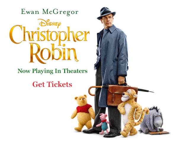 Winnie the Pooh dan Piglet bertemu di Film Christopher Robin