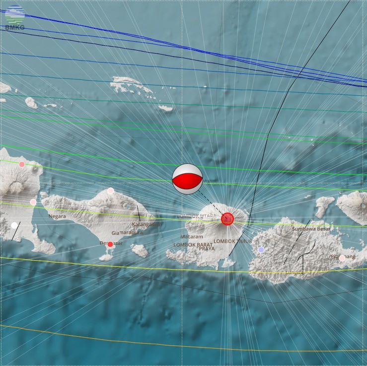 Gempa Lombok Berpusat di Darat, Kenapa Sempat Dikabarkan Potensi Tsunami?