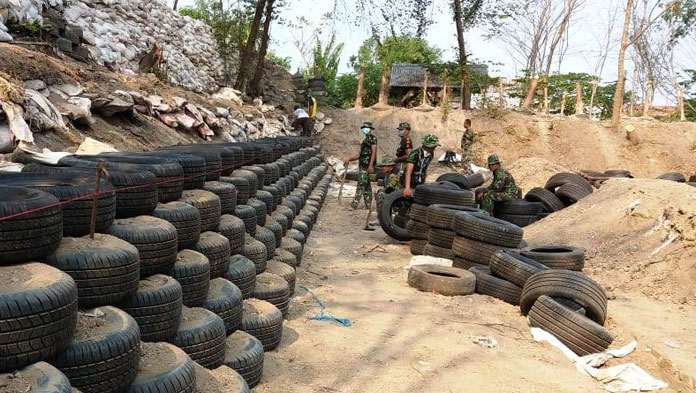 Kompi Markas Perbaiki Lapangan Tembak Korem 063/SGJ