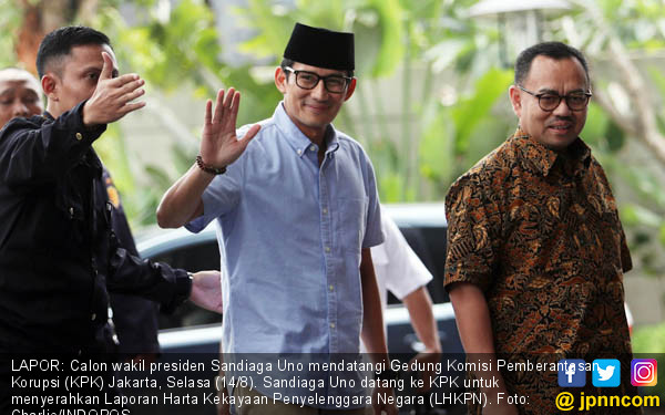 PDI Perjuangan Dukung Cawapres Sandiaga Uno